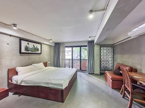 Tonle Bassak area | Serviced apartment 1 beds with elevator for rent next to Aeon mall1