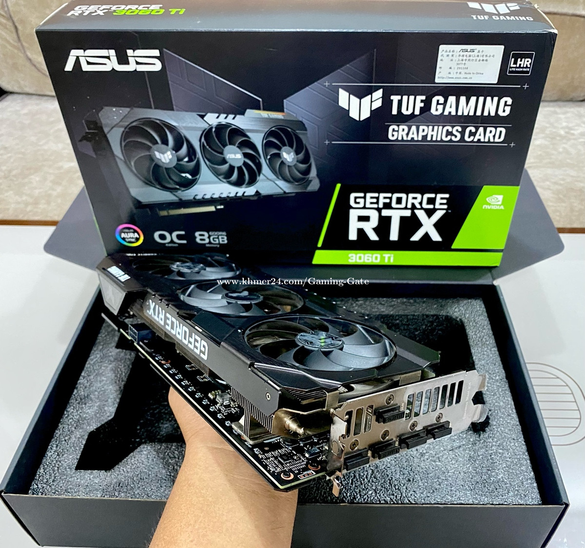 ASUS TUF RTX3060Ti O8G Gaming Used 99% Price $310.00 in Chak