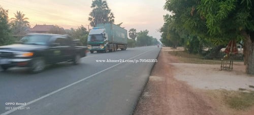 ដីលក់23មx230មជាប់ផ្លូវ6A