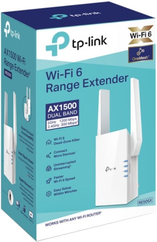 RE505X AX1500 Wi-Fi 6 Range Extender