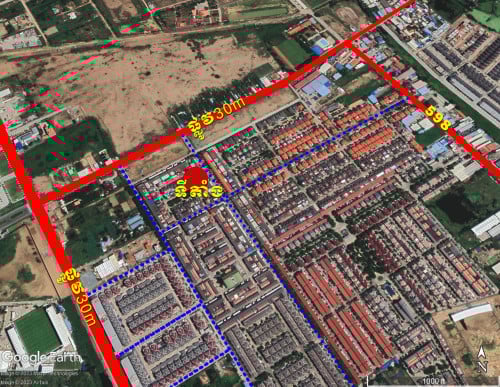 🏡ផ្ទះល្វែងសម្រាប់លក់តម្លៃរ (ចរចារ) ទីតាំងល្អមានច្រកឧឿងហែមរួម