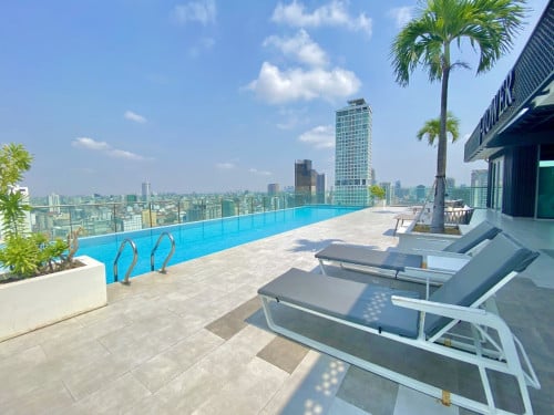 Tonle Bassac  J-Tower Studio Serviced Apartment 🍀