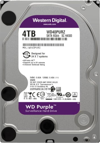 4TB WD Purple Surveillance Hard Disk
