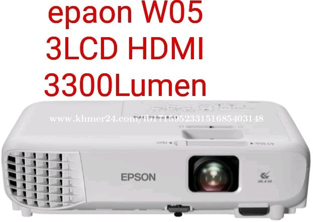 EPSON EB W05 3300Lumen price $230.00 in Prey Sa, Dangkao, Phnom