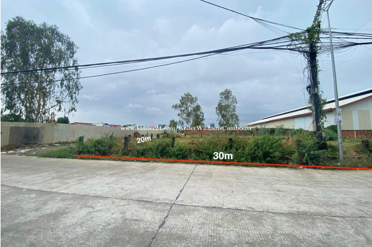 Corner land for sale Price 1050.00 in Phnom Penh Thmei, Saensokh, Phnom Penh, Cambodia Real