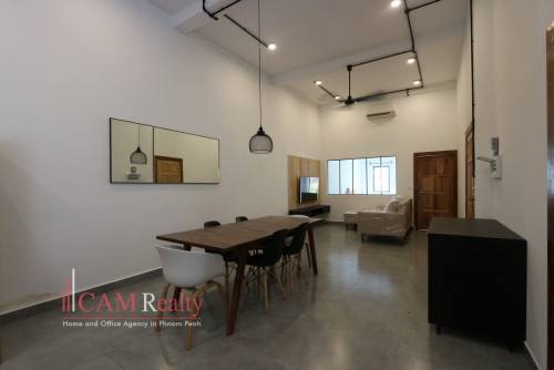 Daun Penh area| Western style 2 bedrooms renovated apartment for rent in Phnom Penh| Indoor terrace