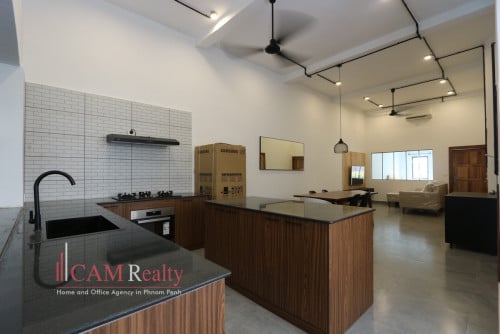 Daun Penh area| Western style 2 bedrooms renovated apartment for rent in Phnom Penh| Indoor terrace