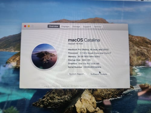 Macbook pro 15" 2015