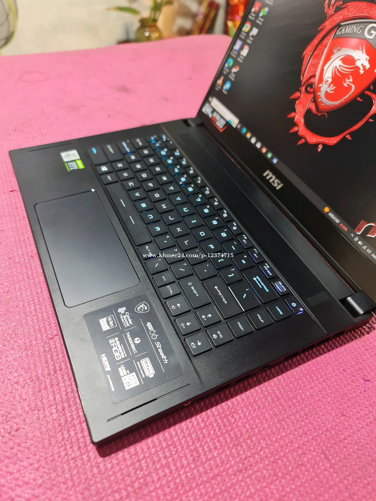 Gaming Laptop MSI GS66 Stealth (99New) Price 920.00 in Veal Vong