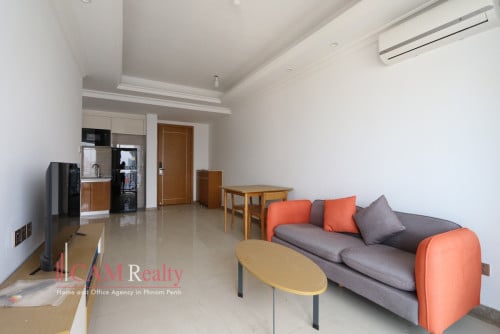 Hun Sen Blvd.| 1 bedroom condominium for rent| Swimming pool and gym