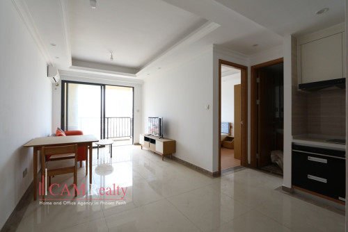 Hun Sen Blvd.| 1 bedroom condominium for rent| Swimming pool and gym