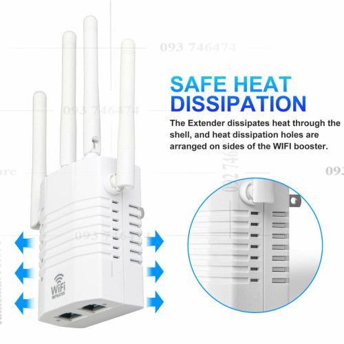 Wireless Wifi Repeater 300Mbps /1200Mbps Network Wifi Extender Long Range  Signal Amplifier Internet price $13.00 in Tuek L'ak Bei, Tuol Kouk, Phnom  Penh, Cambodia - page camsmart store