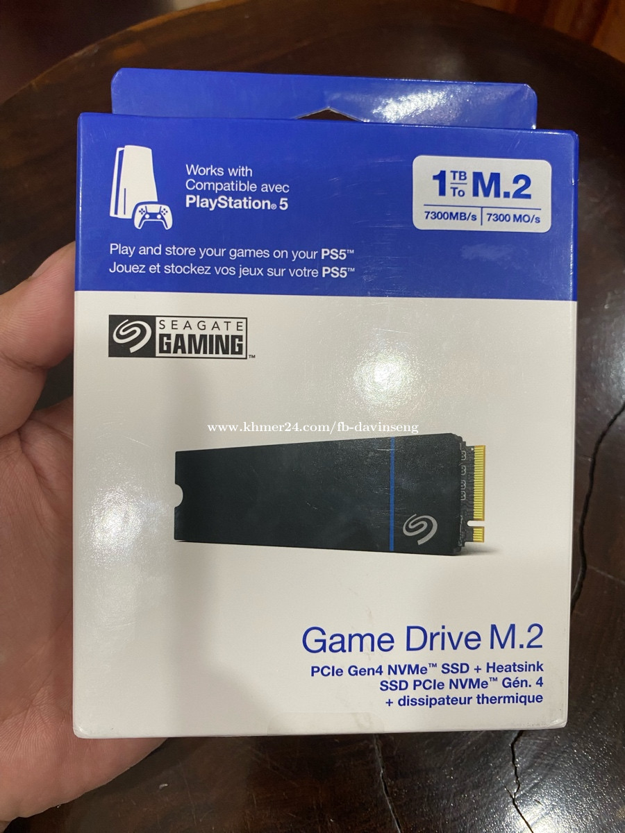 Seagate Game Drive 1TB M.2 SSD PCIe Gen4 NVMe 1.4 para PS5