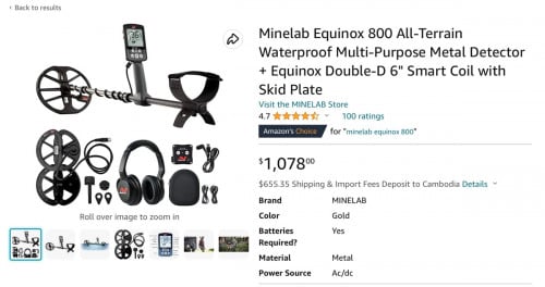 minelab equinox 800