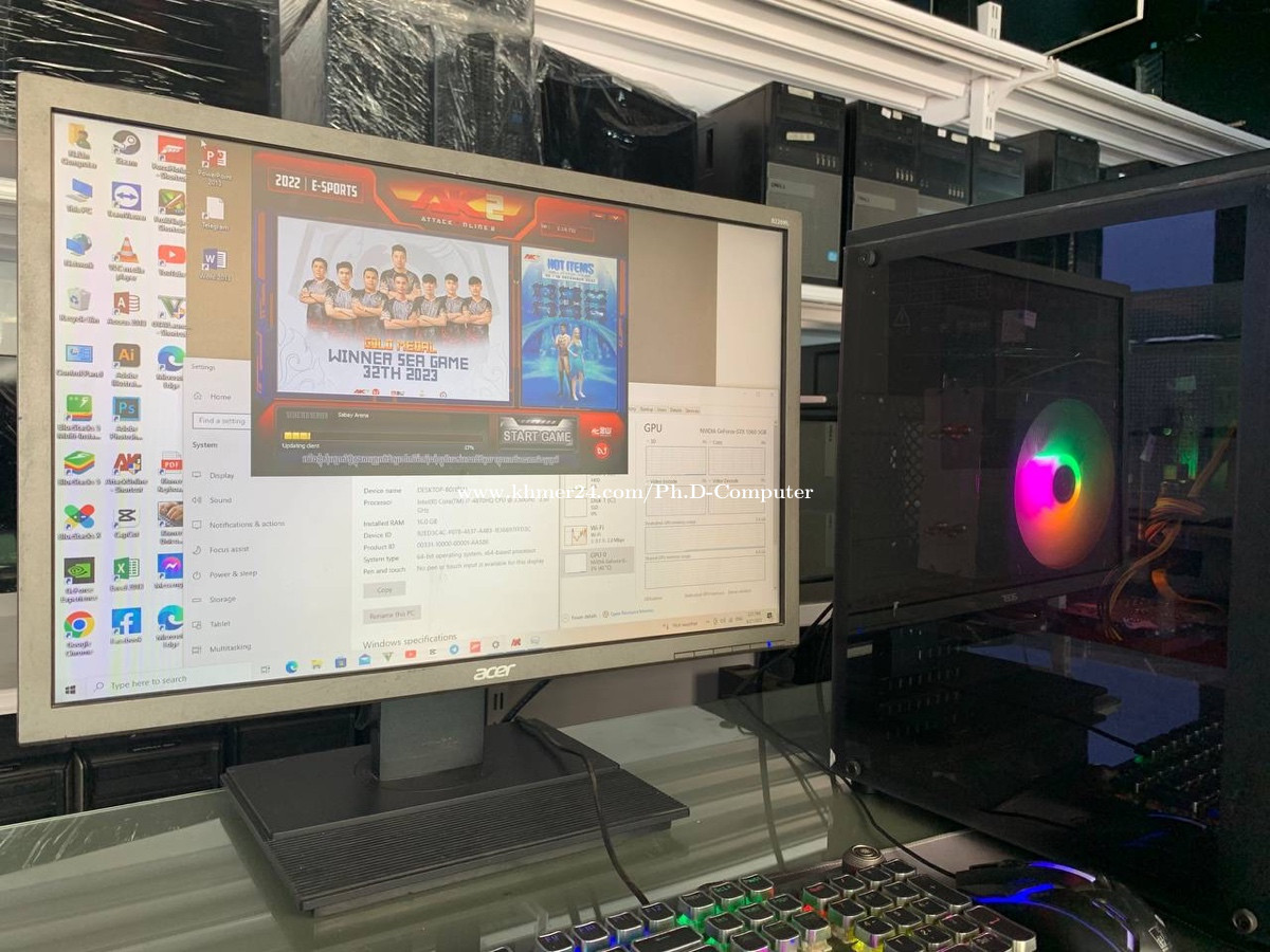Gaming Desktop Price 339.00 in Phnom Penh, Cambodia Ph.D Computer
