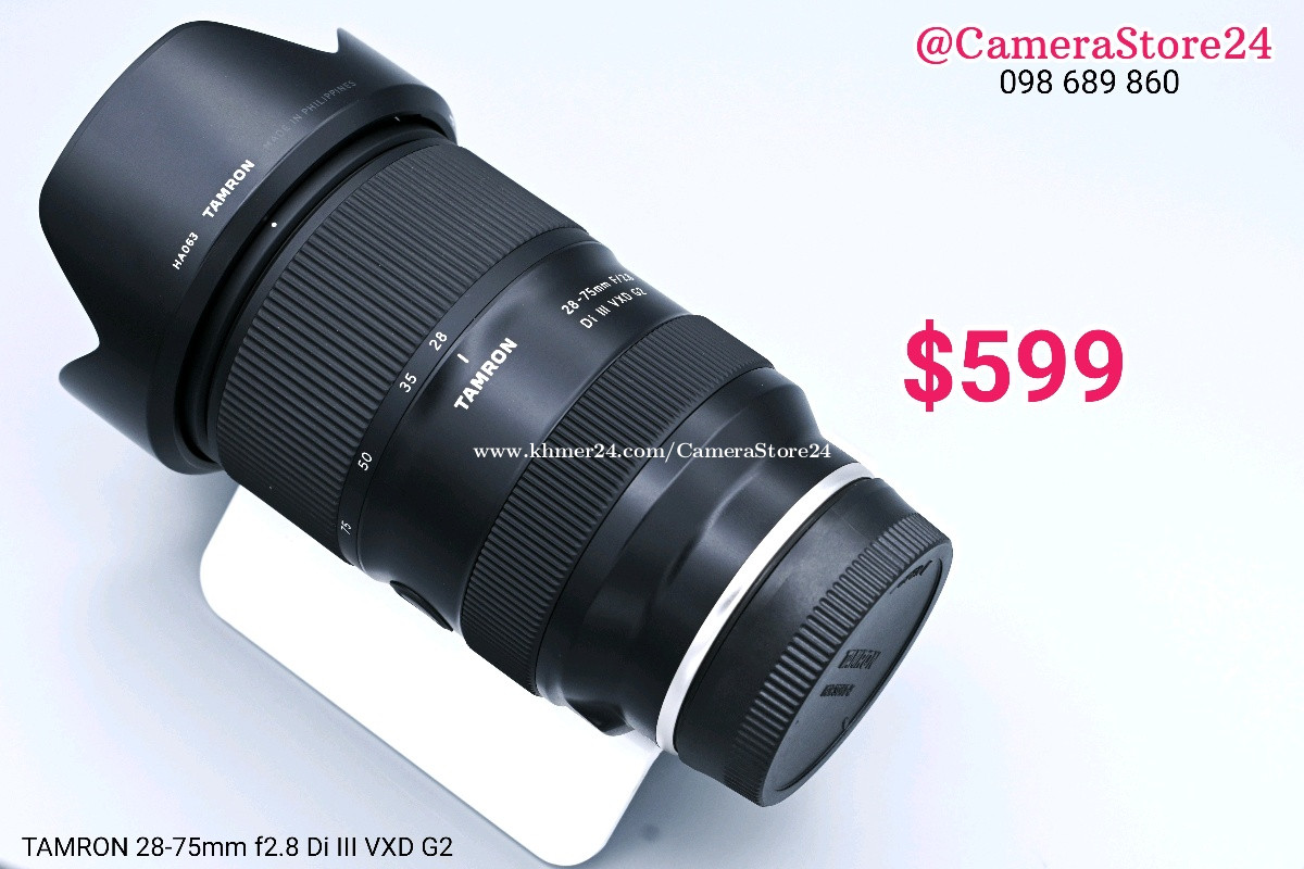 TAMRON 2875mm f2.8 Di III VXD G2 Price 599.00 in Tonle Basak