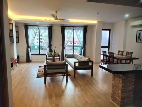 Two bedrooms service apartment available for rent