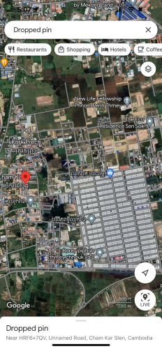 ផ្ទះលក់បន្ទាន់ 70000$ ជិតផ្សារឈូកវ៉ា ២ ចំងាយ350ម៉ែត្រ
