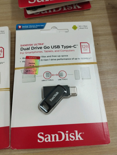 Original Sandisk Ultra Dual Drive Go Usb Type-c Flash Drive Otg