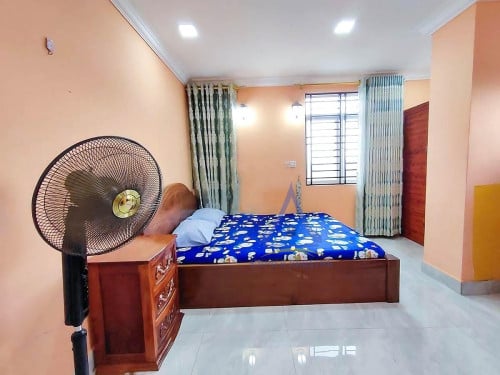 Fully furnished studio room with elevator for rent next to Phsar Deum Kor market