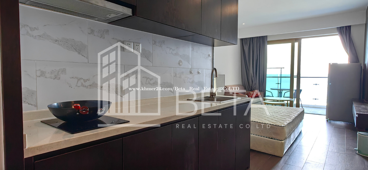 Beautiful Seaview Studio Apartment for Rent Price 500.00 in Sangkat