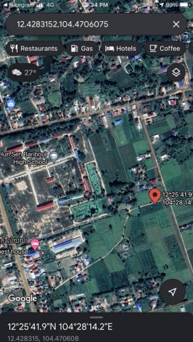 ដីកែងលក់ស្រុកបរិបូណ៏ ពន្លៃ កំពង់ឆ្នាំង