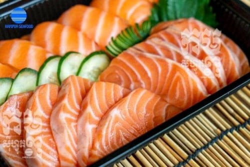 សាលម៉ុនស្រស់ឈុត0.50kg=14$