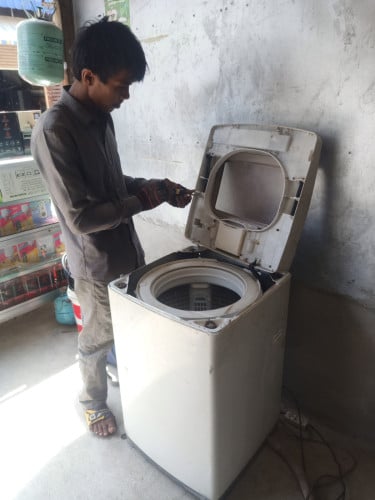 Washing machine/Dryer serviceជួសជុល និងលាង ម៉ាស៊ីនបោកគគ់