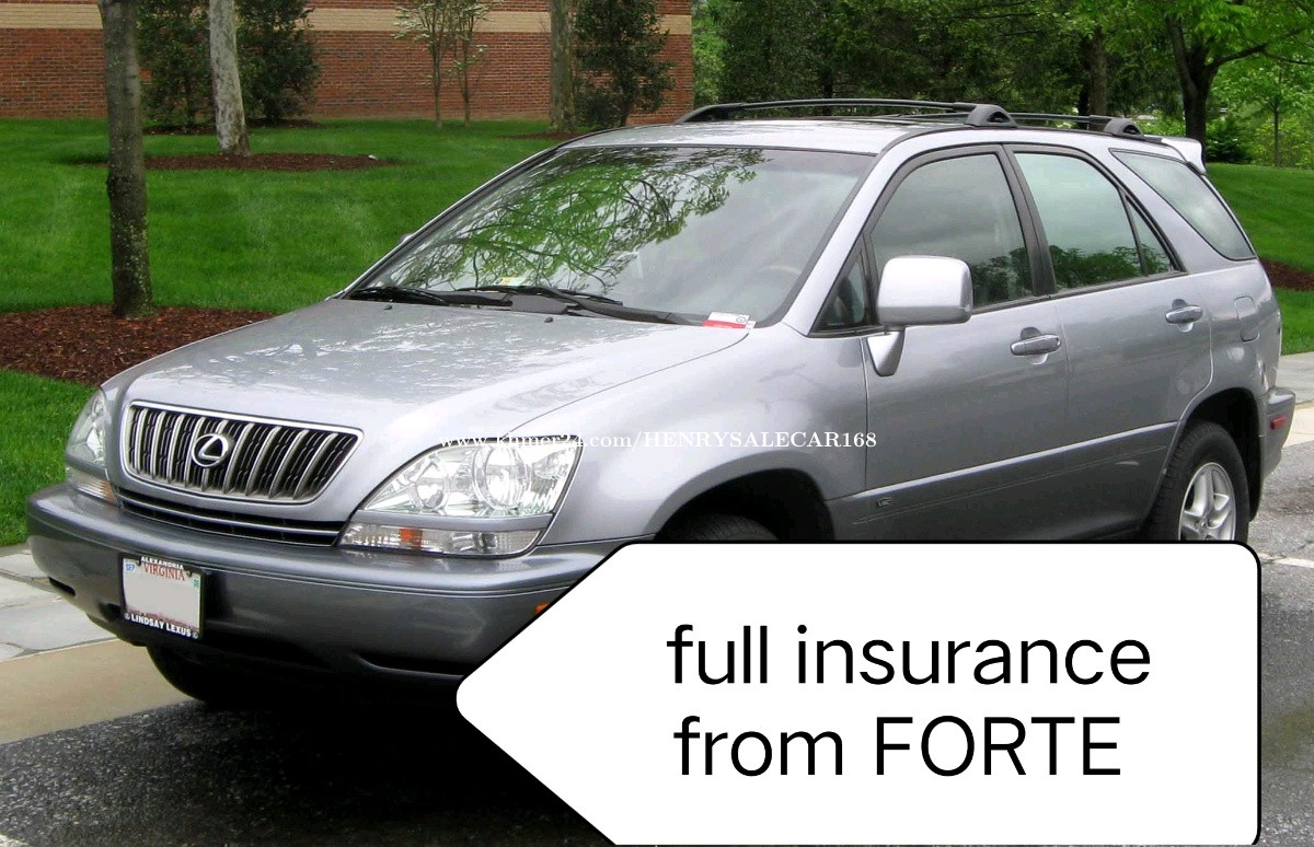 Lexus RX 300 with full insurance form FORT COMPANY Price 449.00 in