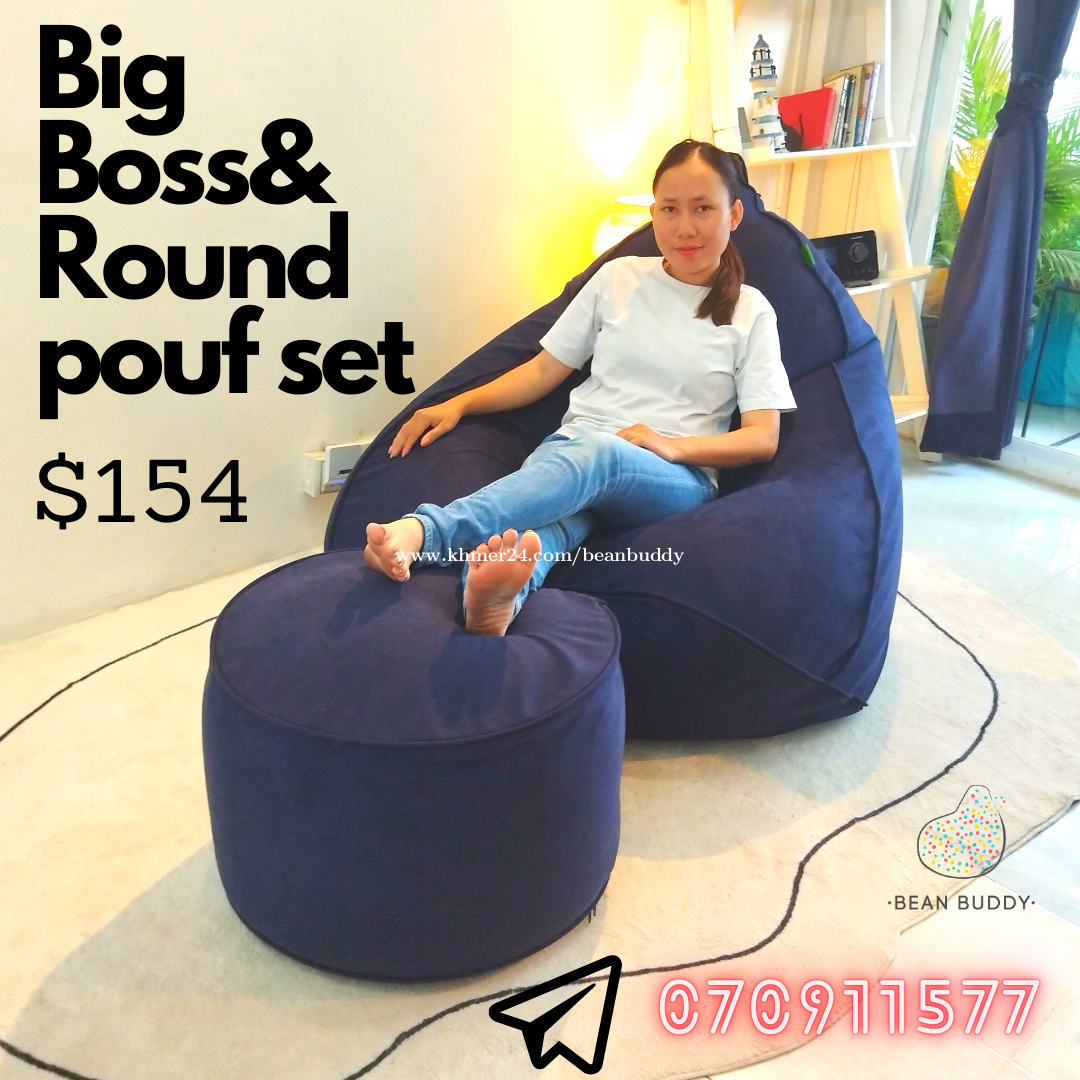 Bean Bag sofa, Bean Bag filler EPS chair Price 90.00 in Boeng Trabaek
