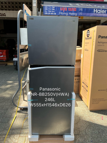 Panasonic NR-BB250V(HWA)(ទូរទឹកកកទ្វារ2 កំពស់1,546/2 doors refrigerator 1,546m 246L)