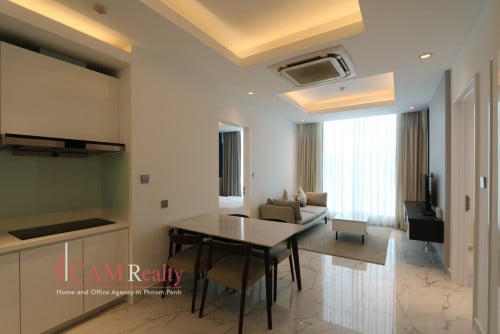 프놈펜에임대주택 BKK1 | 2 bedrooms condo for rent | Swimming pool, fitness club & common areas