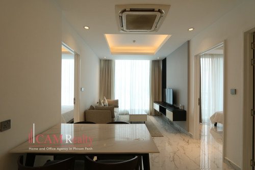 프놈펜에임대주택 BKK1 | 2 bedrooms condo for rent | Swimming pool, fitness club & common areas