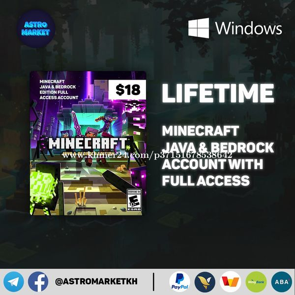 Minecraft Java Edition for PC - Lifetime Access