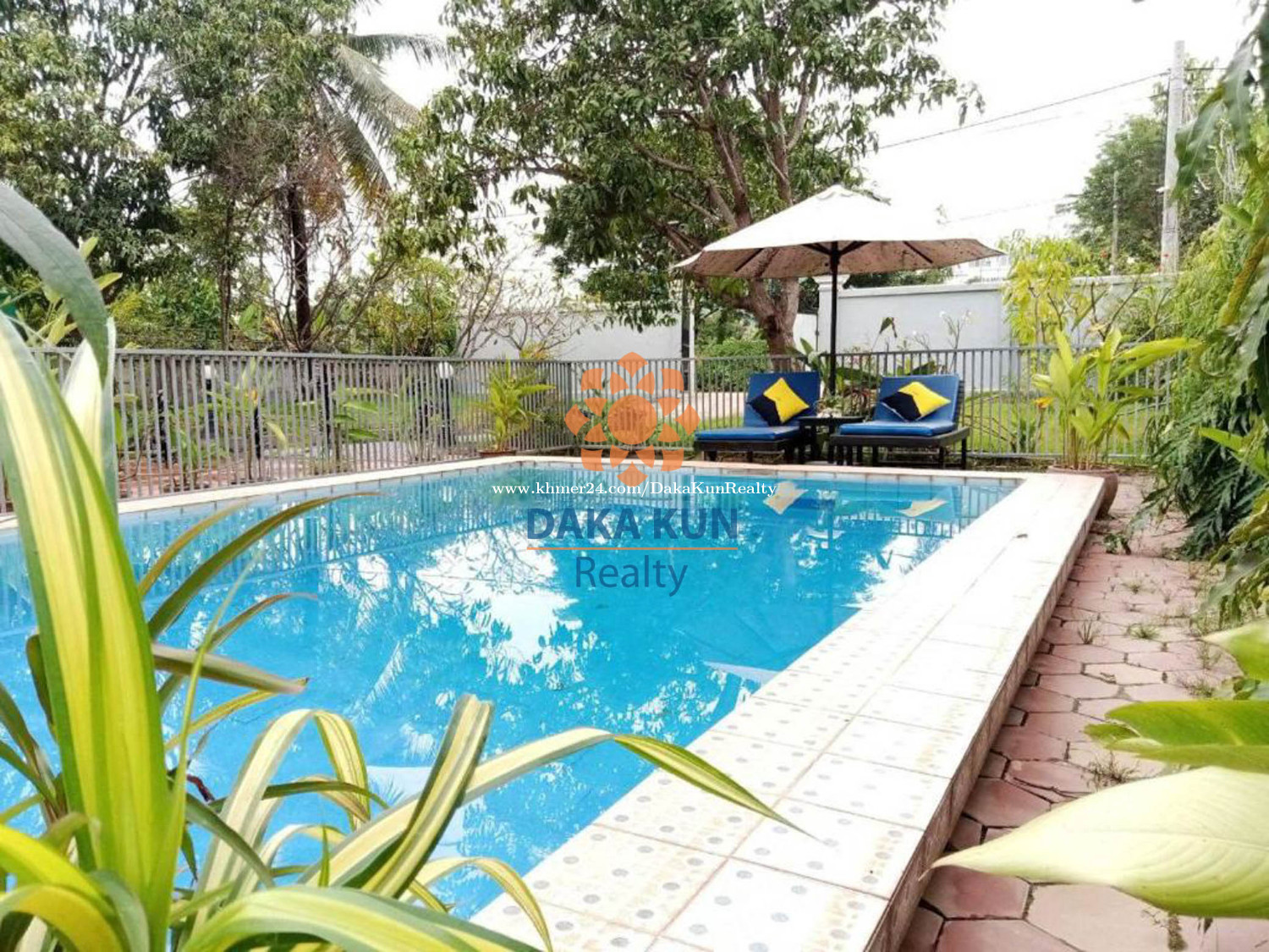 3 Bedrooms House for Rent with Swimming Pool in Svay Dangkum, Siem Reap