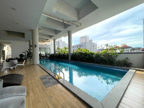 2BR | for rent with fully furniture | in BKK2 $650/month