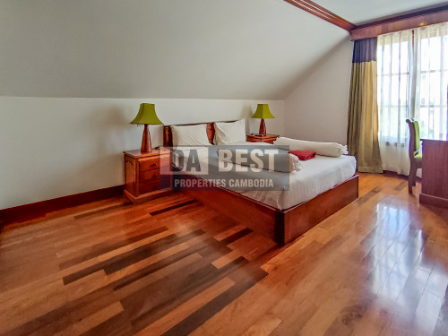 Central 1BR Apartment For Rent In Siem Reap Wat Bo – Pool Gym