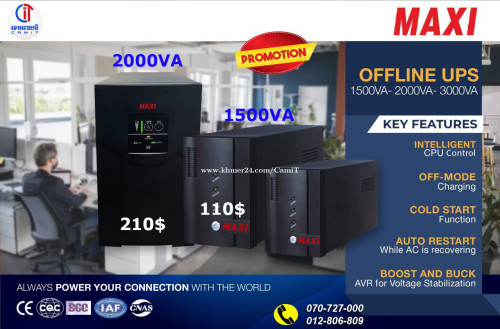 Brand New Maxi UPS 1500VA and 2000VA