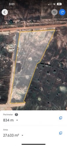 ដីស្ថិតនៅភូមិចំការ ឃុំស្វាយ ស្រុកសាមគ្គីមានជ័យ ខេត្តកំពង់ឆ្នាំង 50គីឡូម៉ែត្រពីភ្នំពេញ