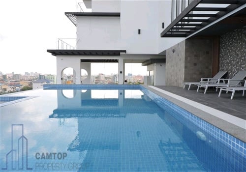1 bedroom modern apartment for rent in Toul Kork with pool and gym is available now