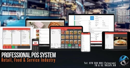 ប្រព័ន្ធ គ្រប់គ្រង ភោជនីយដ្ឋាន ទំនើប Professional POS System