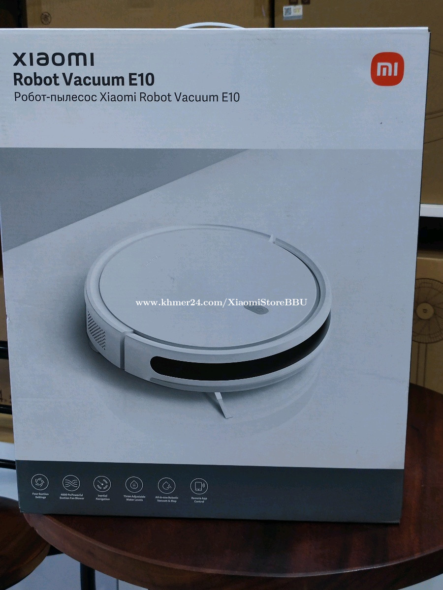 Xiaomi Vacuum E10 /vacuuming + mopping price $199.00 in Tonle Basak,  Chamkar Mon, Phnom Penh, Cambodia - MI StoreBBU