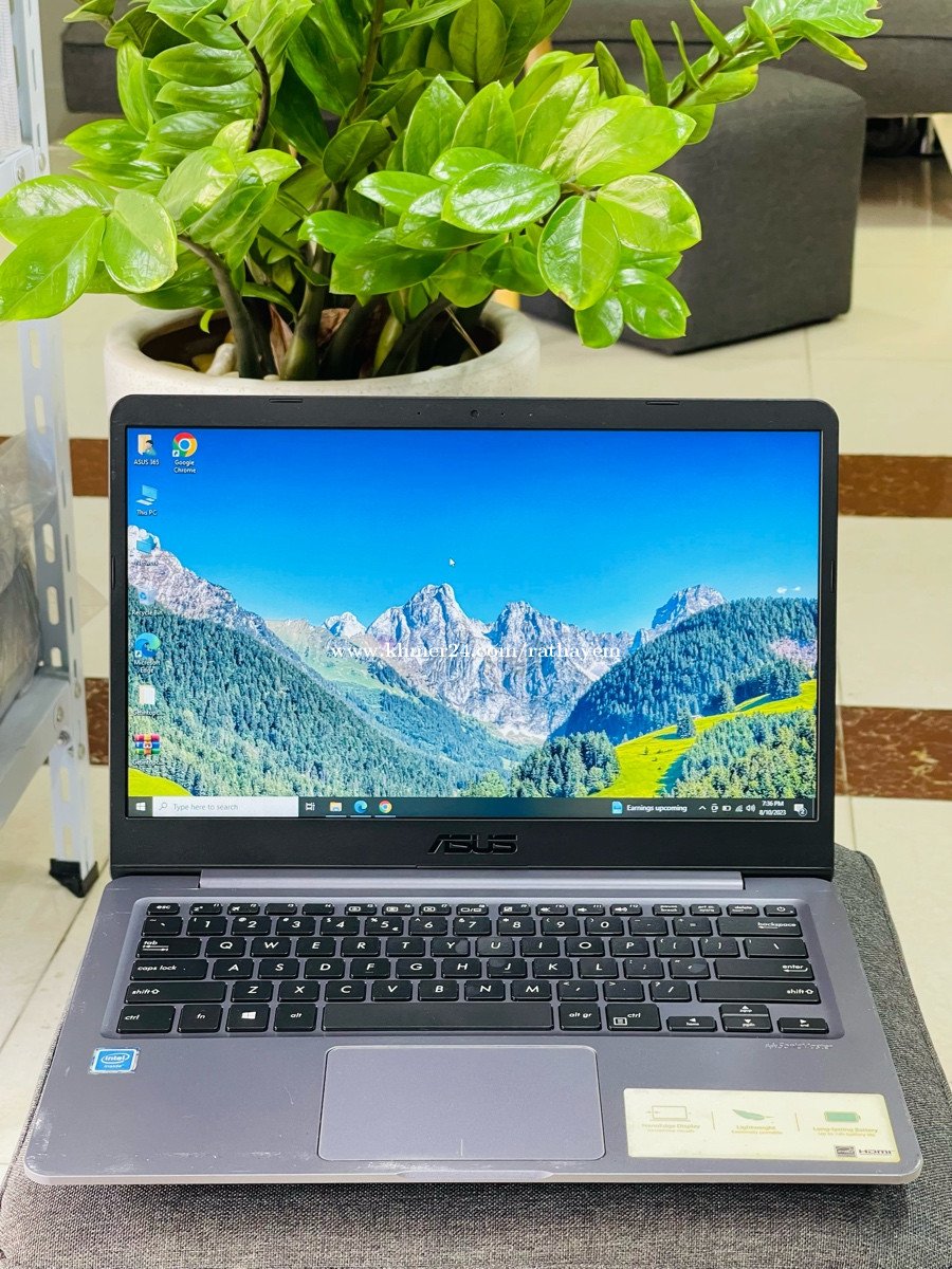 Asus E406S (Used-90%)តម្លៃល្អ​ ធានាម៉ាសុីន