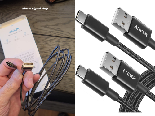 Anker [6 ft,1.8m] USB A to Type C Charging Cable Fast Charge for Samsung Galaxy S10/S10+ / Note 8