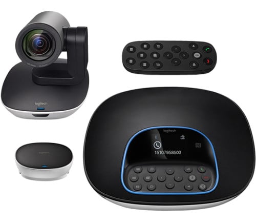 Logitech Group Affordable Video Conferencing for Mid to Large-Sized Meeting Rooms (960-001054)