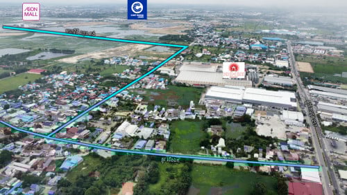 ដីលក់តម្លៃពិសេស 6497m2 ពីរម្ចាស់ដីផ្ទាល់ នៅជិត AEON 3 និង ផ្លូវ60ម៉ែត្រ