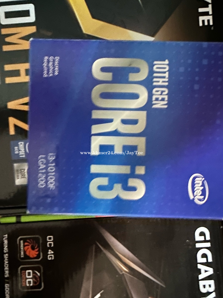 Cpu Core i3 10100f 10th gen Gigabyte H410M H V2 Price 80.00 in Tuek