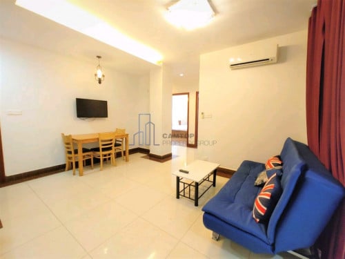 2 bedrooms service apartment with gym and pool for rent in Toul Kork area