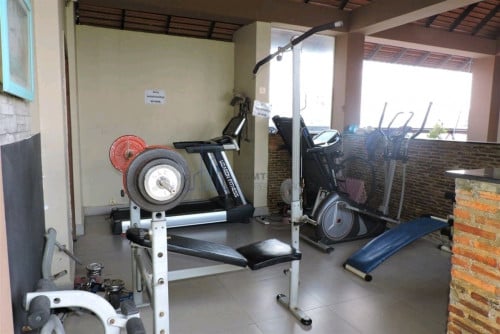 2 bedrooms service apartment with gym and pool for rent in Toul Kork area