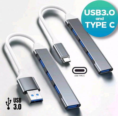 USB hub 4 ports, Type C USB hub 4 ports